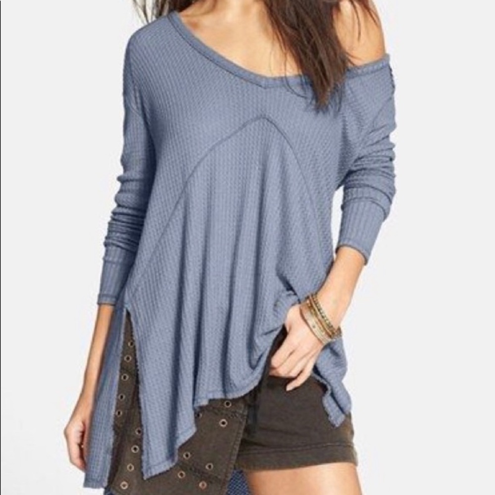 Free People "Sunset Park" Thermal Top / Sweater